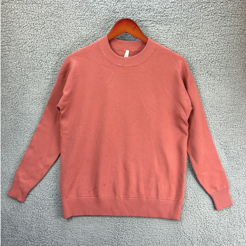 The Group Babaton Crewneck Sweater Womens XS Pink Aritzia Knit Pullover Top